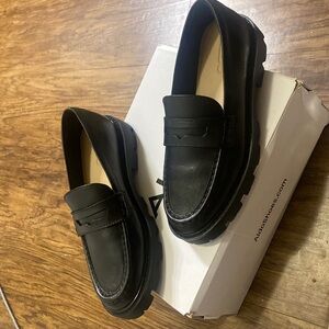 Never been worn. Soprano loafers. Great style. Nice comfy heel. 100% leather.